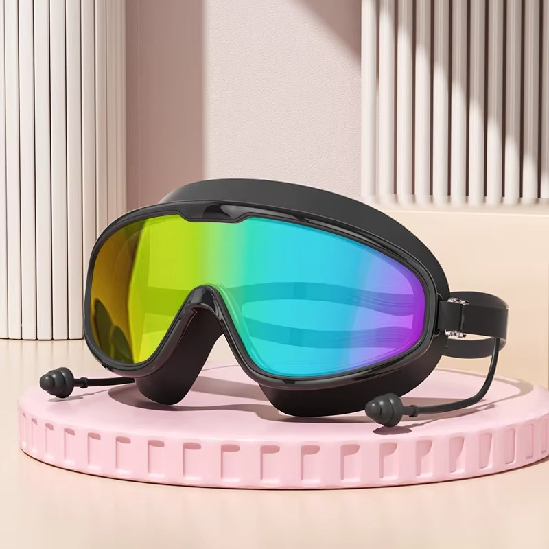 Clear Lens Swim Goggles - Waterproof Anti Fog Swimming Mask