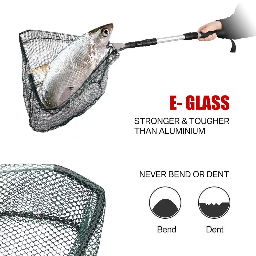 Portable Collapsible Fishing Net with Extendable Handle