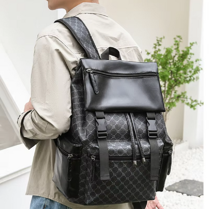 Durable Versatile Leather Laptop Backpack