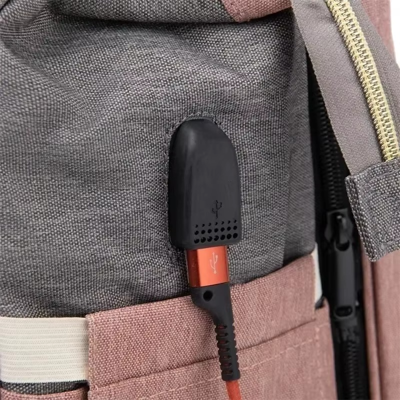 Compact Travel Crib and Spacious Baby Diaper Bag Backpack