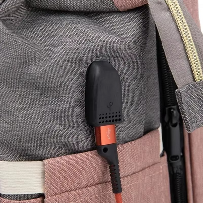 Compact Travel Crib and Spacious Baby Diaper Bag Backpack