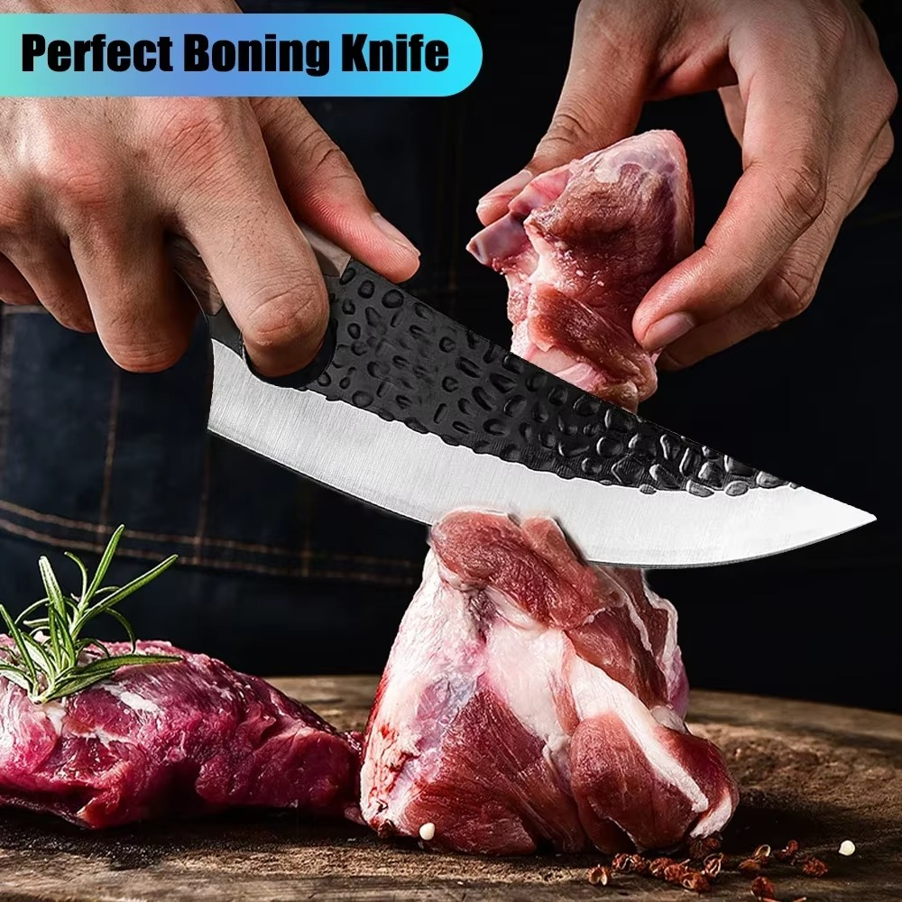Premium 8 Damascus Steel Chef Knife and Boning Knife Set