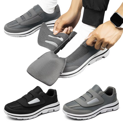Comfy Wide Fit Walking Sneakers, Good Arch Support