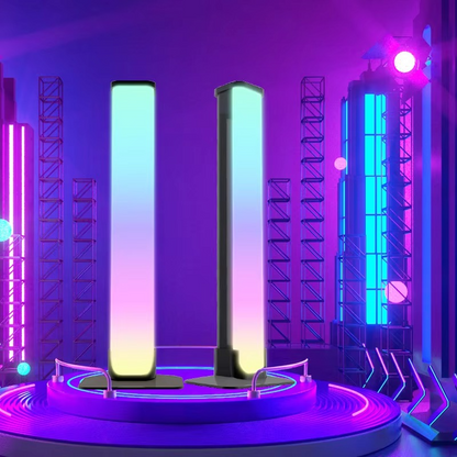 Colorful LED Music Light Bar with Bluetooth and Phone App - Hehif
