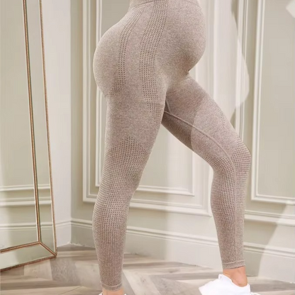 Comfortable Pregnancy Full Length Stretch Leggings - Hehif