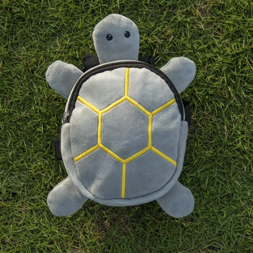 Fun Turtle Pet Treat Bag & Backpack - Comfortable & Compact