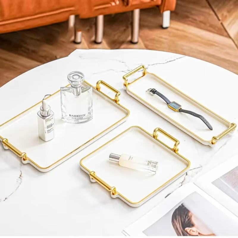 Stylish Plastic Serving Storage Tray