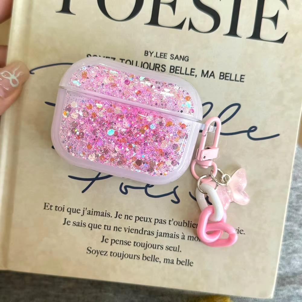 Sparkly Diamond AirPods Case with Keychain