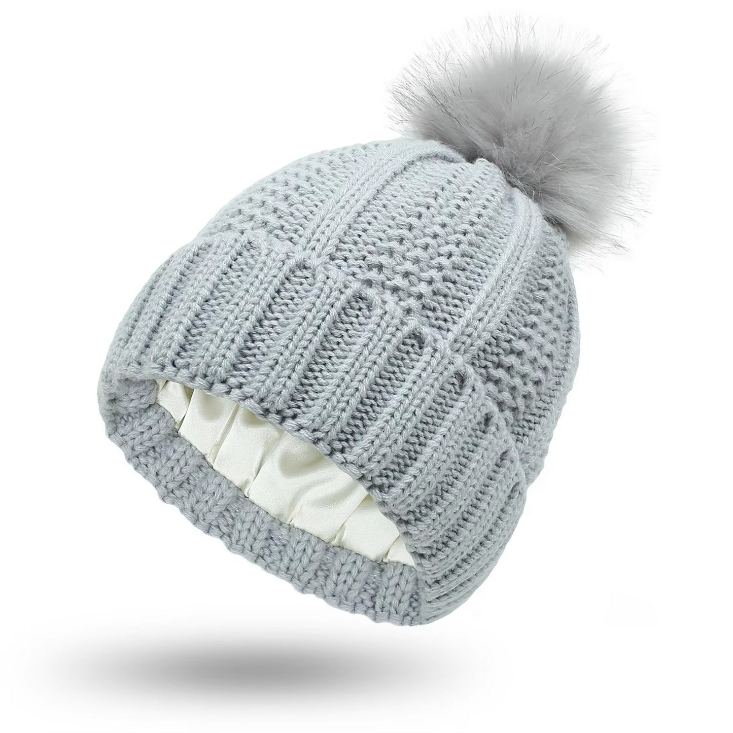 Warm Cable Knit Slouch Beanie