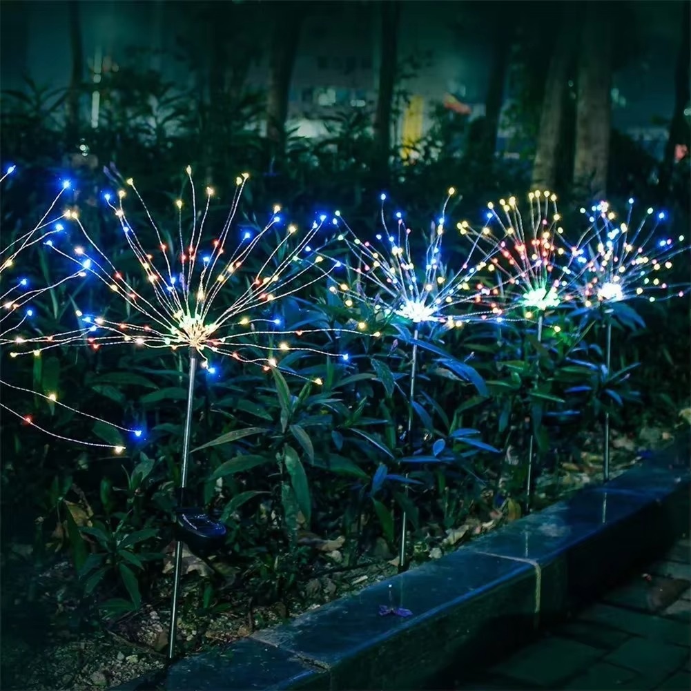 Colorful Solar LED Garden String Lights - 90/150 LED Waterproof Outdoor Lamp