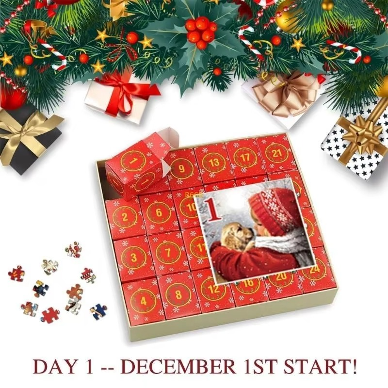 Fun Holiday Countdown Puzzle Advent Calendar
