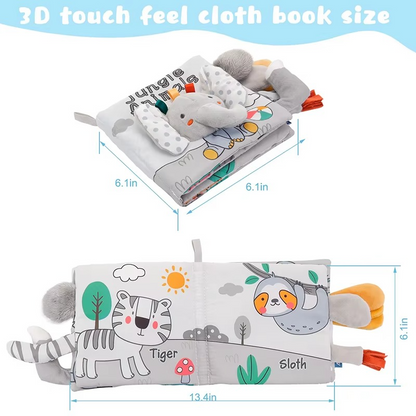 Colorful Baby Book with Interactive Textured Pages