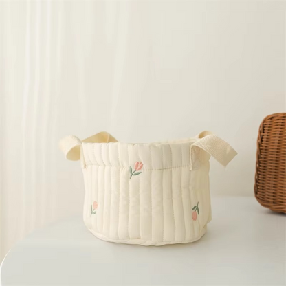 Cute Baby Nursery Storage Basket and Toy Bag