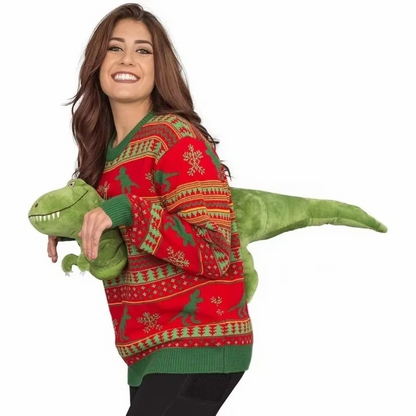 Funny Christmas Ugly Sweater for Men Women - Hehif