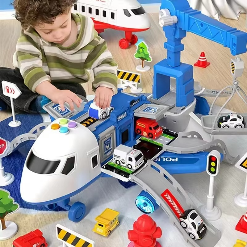 Fun Kids Remote Control Car with Sound and Track