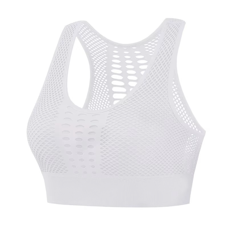 Moisture Wicking Fitness Tank Top with Built-In Bra