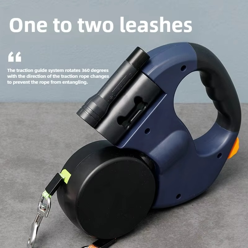 Safe Reflective LED Dog Leash for Small Pets