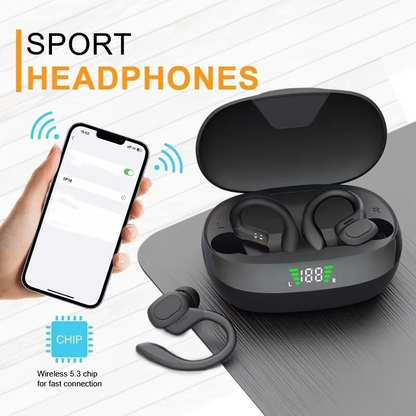 Wireless Sports Earbuds with Microphone and Stereo Sound