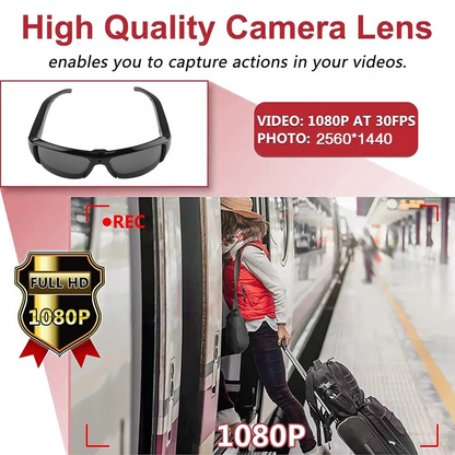 HD Video Sunglasses Camera for Outdoor Recording