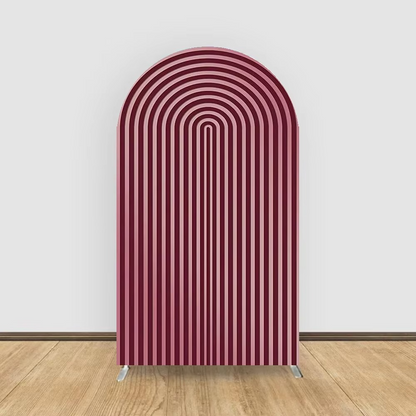 Colorful Stripe Photo Booth Backdrop Curtain