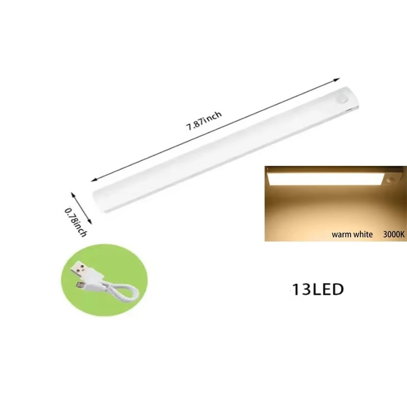 Automatic Motion LED Nightlight - Dimmable & Rechargeable