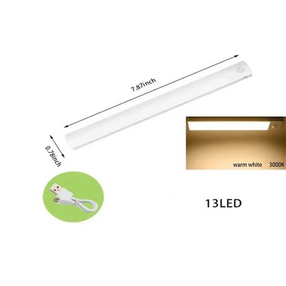 Automatic Motion LED Nightlight - Dimmable & Rechargeable