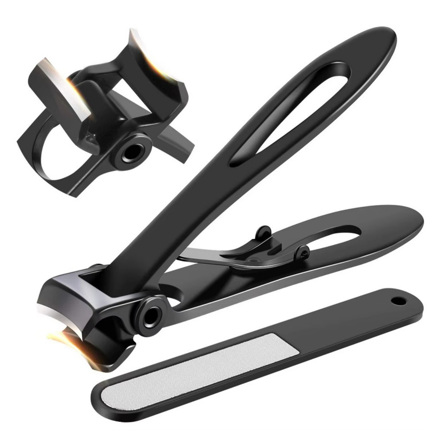 Strong Wide Tip Toenail Clippers for Thick Nails