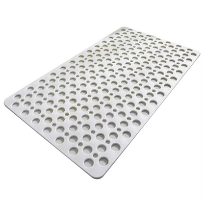 Soft Grip Non-Slip Shower Mat with Suction Cups, Mildew Resistant
