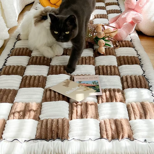Comfortable Non Slip Pet Bed Mat & Couch Cover - Hehif