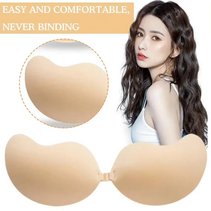 Comfortable Wireless Silicone Bra with Extra Lift