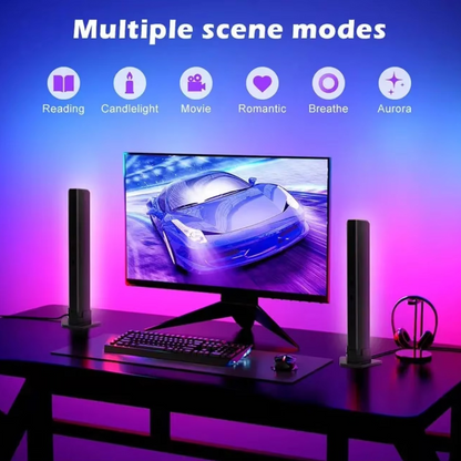 Colorful LED Music Light Bar with Bluetooth and Phone App
