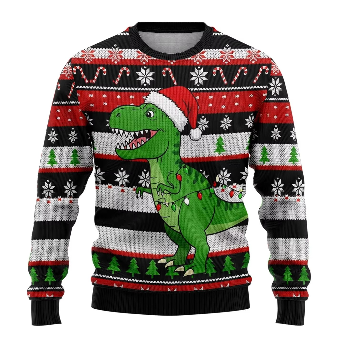 Fun Reindeer Festive Holiday Sweatshirt for Men Women