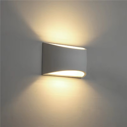 Elegant White LED Wall Light for Contemporary Homes