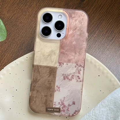 Floral Pink Blossom Pattern Phone Cover