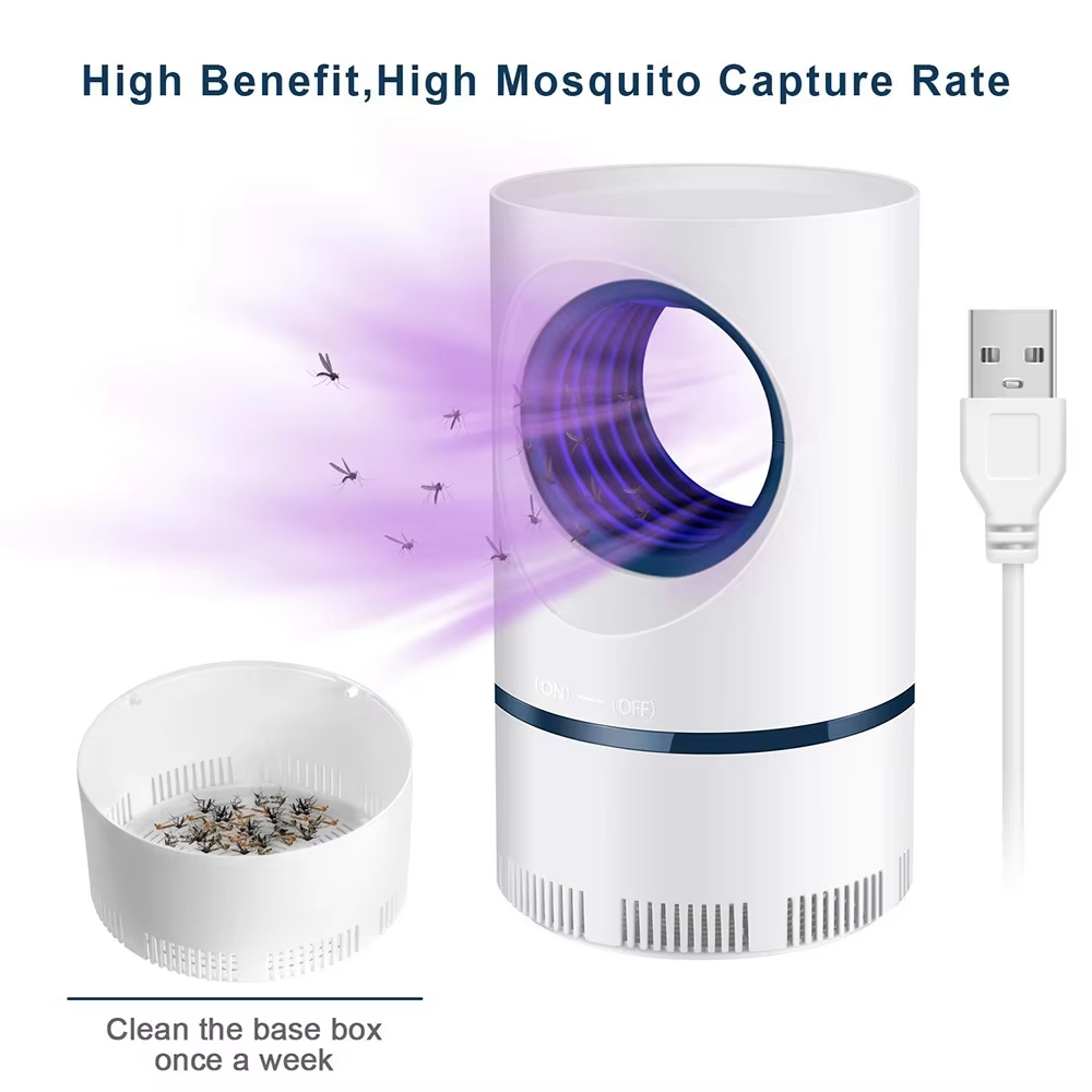 Effective USB Mosquito Killer Lamp with LED Trap Light