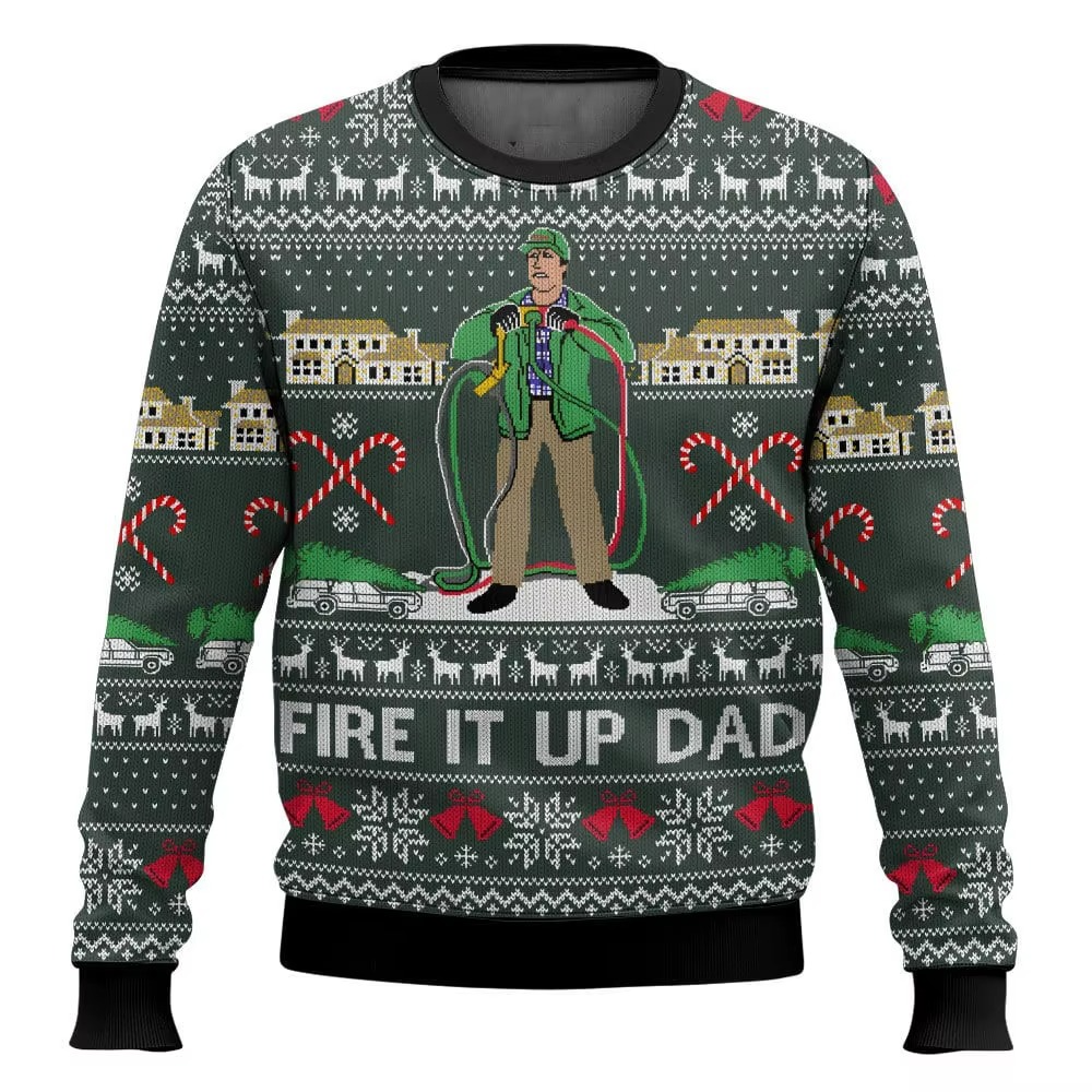 Fun Holiday 3D Graphic Sweater for Men and Women