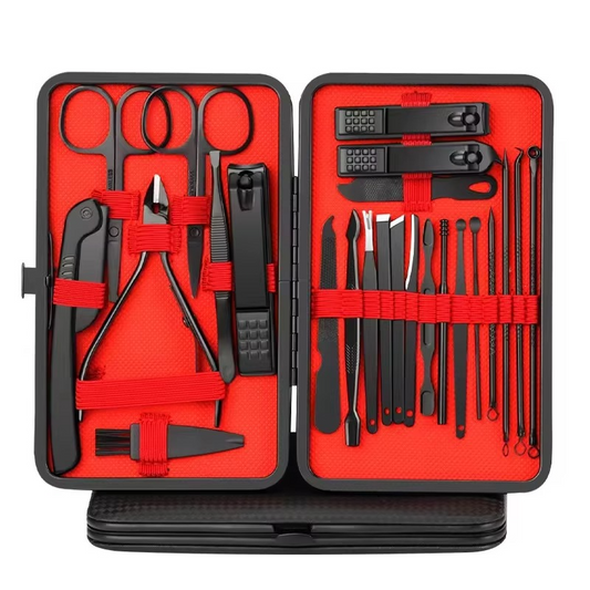 Complete Stainless Steel Nail Care Kit - Hehif