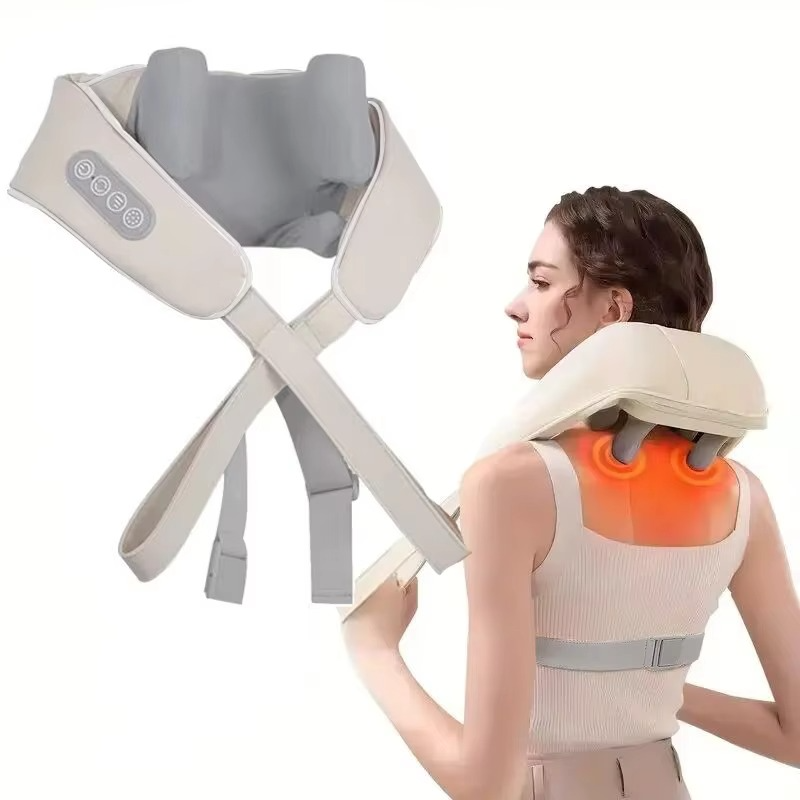 Portable Electric Shoulder and Neck Massager for Back Pain Relief