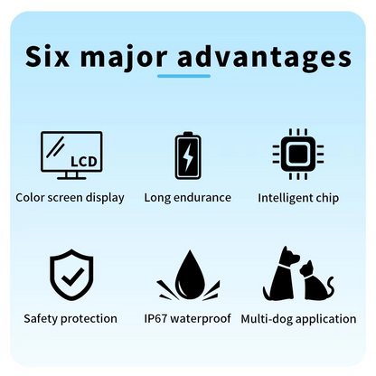 Easy Anti Bark Dog Training Collar Rechargeable