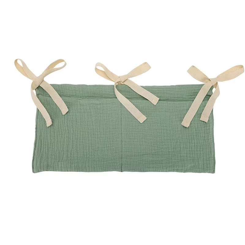 Baby Nursery Storage Bag with Dual Fabric Pockets