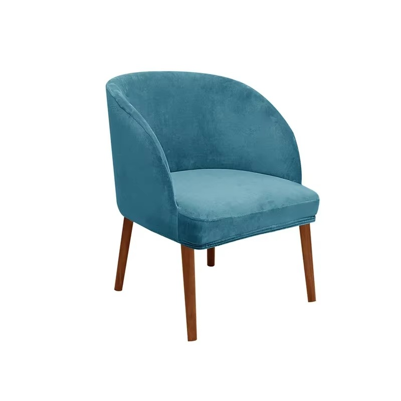 Stretchy Dining Chair Cover for Curved Armchairs