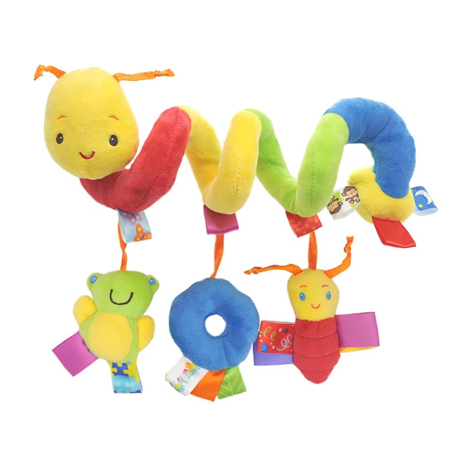 Fun Baby Car Toy with Spiral Teether Activity Center