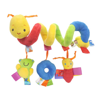 Fun Baby Car Toy with Spiral Teether Activity Center