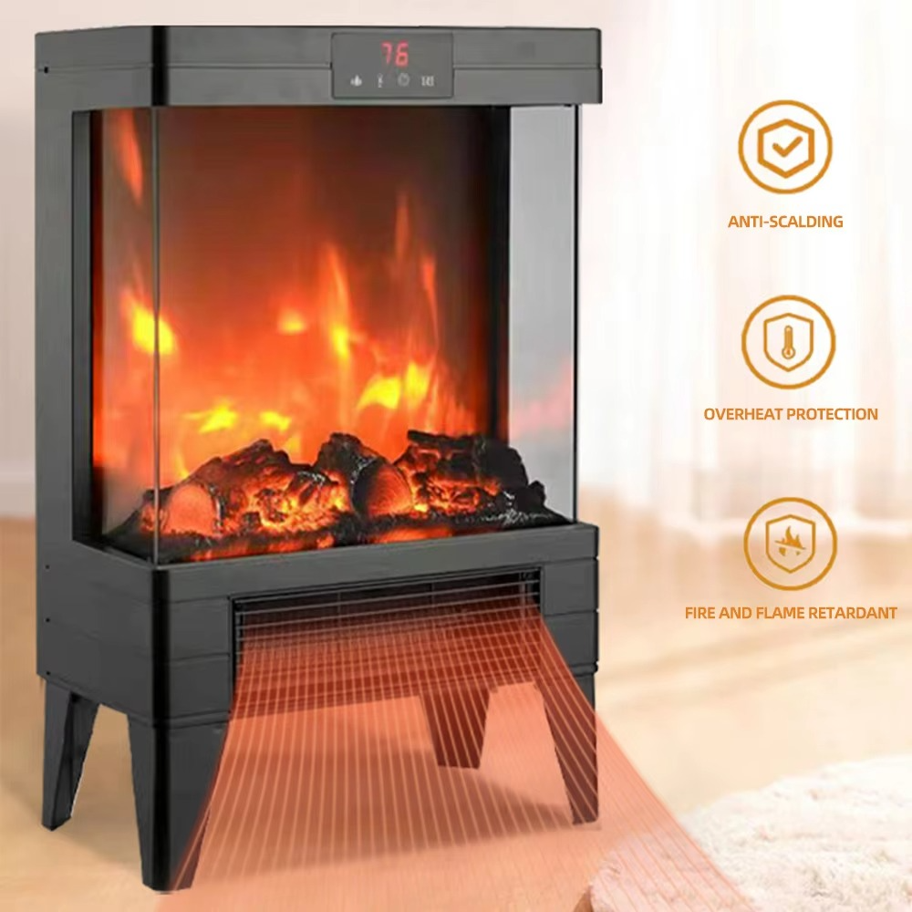 Cozy 3D Electric Fire Heater for Home Use