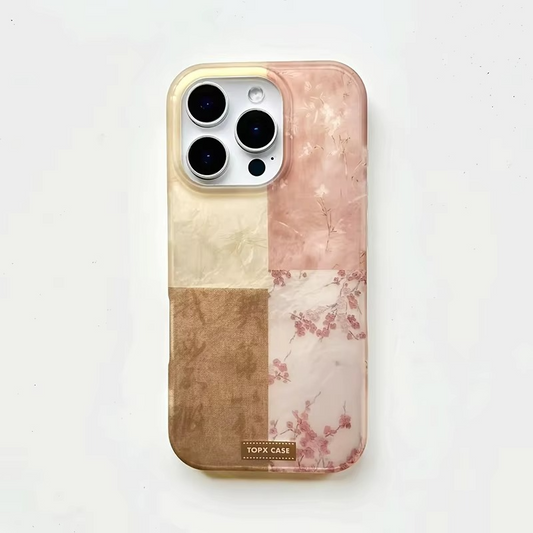 Floral Pink Blossom Pattern Phone Cover - Hehif