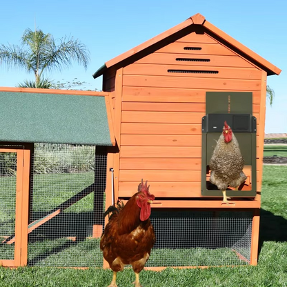 Easy Auto Chicken Coop Door Opener with Timer and Weatherproof - Hehif