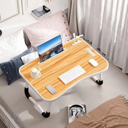 Compact Foldable Laptop Desk with USB Port and Fan