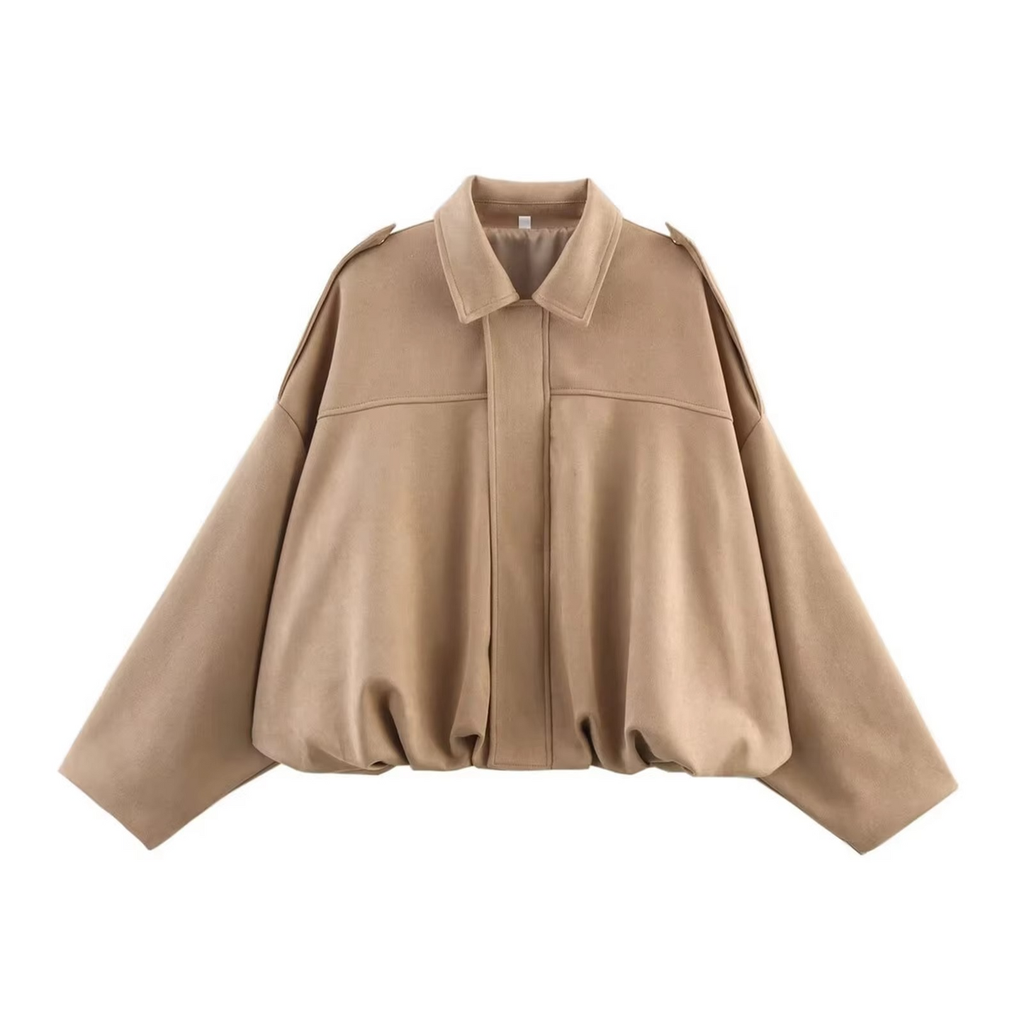Ladies' Velvet Biker Jacket with Flare Sleeves