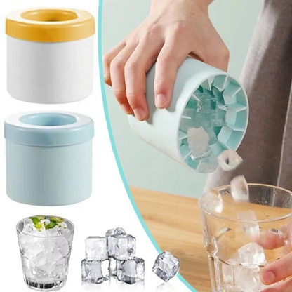 Easy Release Round Ice Cube Tray