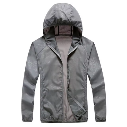 Lightweight Water Resistant Windbreaker Jacket